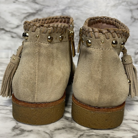KATE SPADE Beige Suede Ankle Boots size 9.5 M - Picture 12 of 14